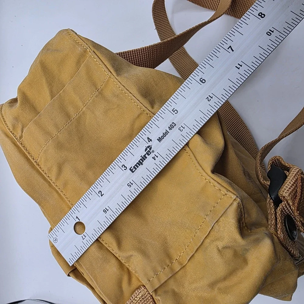 Fjallraven Kanken Mini Backpack Yellow Mustard Ochre Small Classic Bag Tote